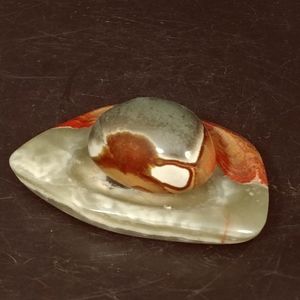 Marble Egg with Tray Paperweight